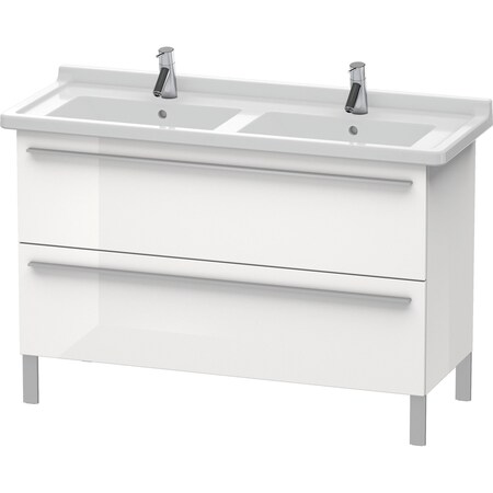 Duravit X-Large Vanity Unit White High Glo 668X1200X470mm 2 Drawers For 0332 XL653808585